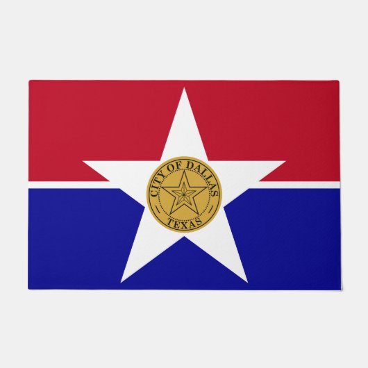 ダラス国旗(テキサス州) ドアマット (正面)