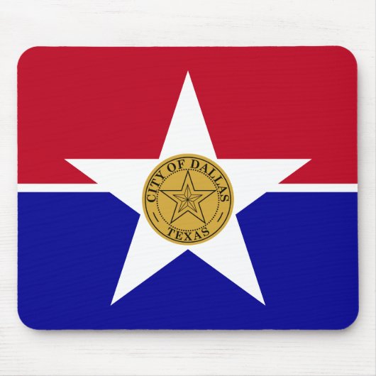 ダラス国旗(テキサス州) マウスパッド (正面)