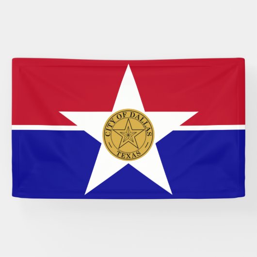 ダラス国旗(テキサス州) 横断幕 (横)
