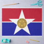 ダラス国旗(テキサス州) 薄葉紙 (クラフト)