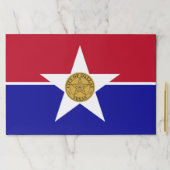 ダラス州旗を持つティアウェイ紙パッド ペーパーパッド (インサイチュ)