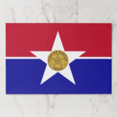 ダラス州旗を持つティアウェイ紙パッド ペーパーパッド (正面)