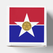 ダラス州旗を掲げた愛国的優遇箱 フェイバーボックス (上部)