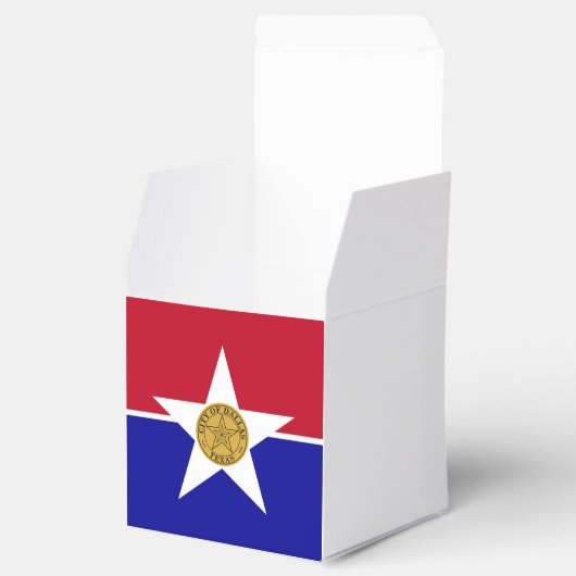 ダラス州旗を掲げた愛国的優遇箱 フェイバーボックス (オープン)