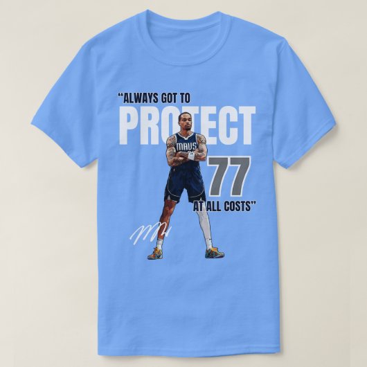 ダラス常得に77保護にコストPJ Wa Tシャツ (デザイン正面)