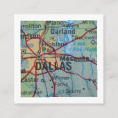 ダラス引っ越しました新しい住所カード エンクロージャーカード (正面)