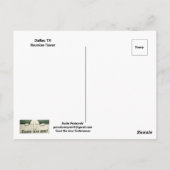 ダラス懇親会タワー ポストカード (裏面)