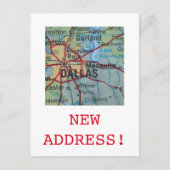 ダラス新住所のお知らせ 案内ポストカード (正面)
