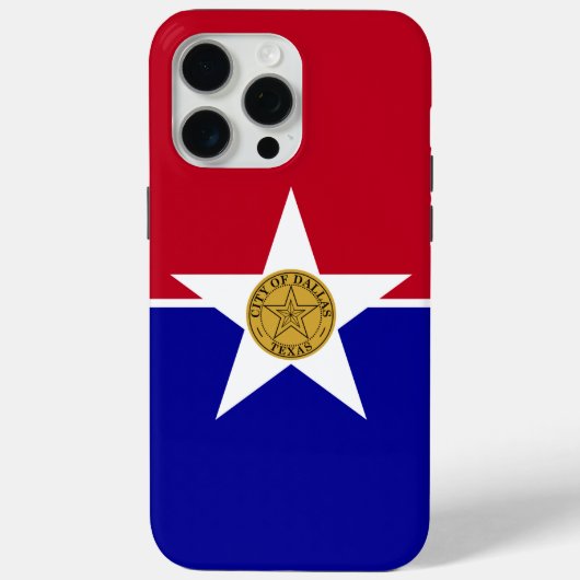 ダラス旗 Apple iPhone 15 Pro Max ケース Case-Mate iPhoneケース (裏面)
