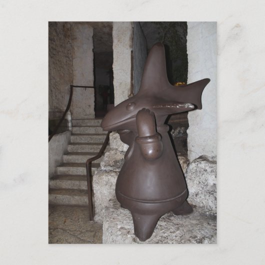 ダラス水族館像2 ポストカード (正面)