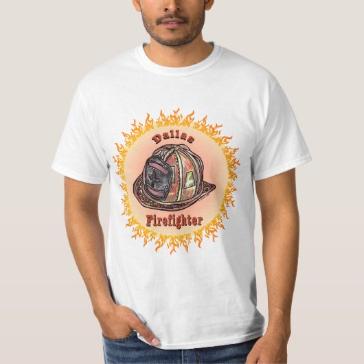 ダラス消防士Tシャツ Tシャツ (正面)