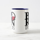 ダラス生まれテキサス州15oz ツートーンマグカップ (中央)