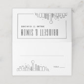 ダラス結婚ズ |テーブル名カードの配置 プレイスカード (外部開封)