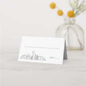 ダラス結婚ズ |テーブル名カードの配置 プレイスカード (正面)