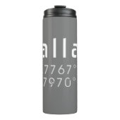 ダラス緯度 タンブラー (正面)