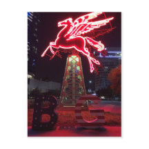 ダラス飛んでいるのペガサスレッドホース