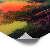 ダラス鮮やかスカイライングラフィティアート ポスター (角)