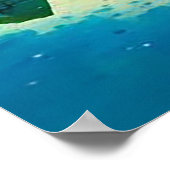 ダラス鮮やかスカイライングラフィティアート ポスター (角)