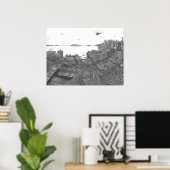 ダラス2092 – ポスター (ホームオフィス)