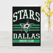 ダラス・スターズ・ホッケークラブ ブラック 公式ライセンス カード (黄色い花)
