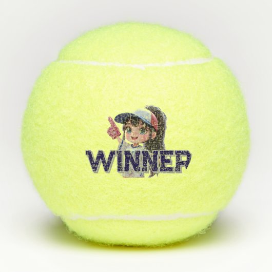 ダラス スポーツ ファン 勝者 テニスボール (正面)