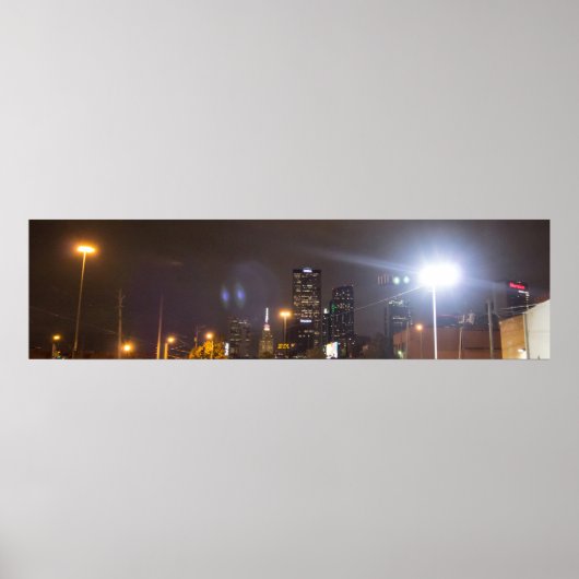 ダラス，テキサス州アットナイト ポスター (正面)