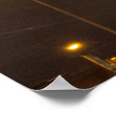 ダラス，テキサス州アットナイト ポスター (角)