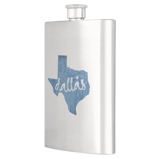 ダラス、テキサス州ウッドグレイン フラスク (左)