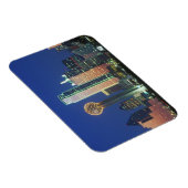 「ダラス、テキサス州スカイライン夜の懇親会塔」 マグネット (右側)