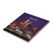 ダラス，テキサス州スカイライン タイル (側面)