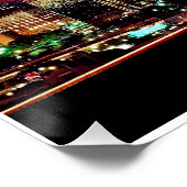 ダラス，テキサス州スカイライン ポスター (コーナー)