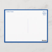 ダラス、テキサス州スカイライン、統一された州はがき ポストカード (裏面)