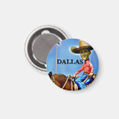 ダラス、テキサス州磁石 マグネット (正面/裏面)