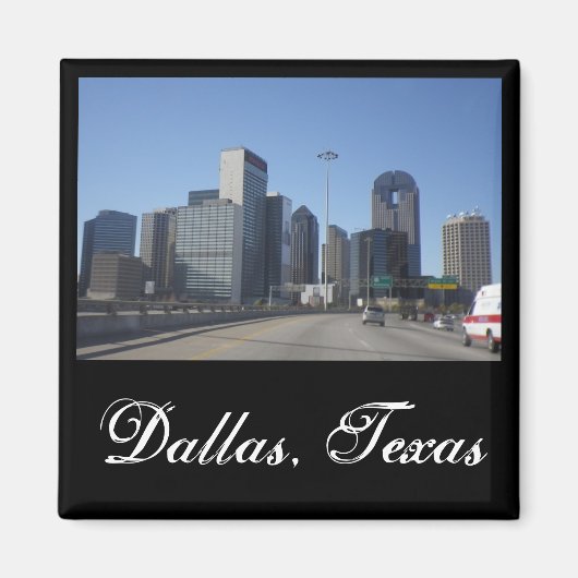 ダラス、テキサス州磁石 マグネット (正面)