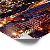 ダラス、テキサス州航空ビュー。 ポスター (コーナー)