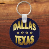 ダラス，テキサス州 キーホルダー (正面)