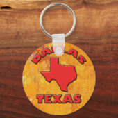 ダラス，テキサス州 キーホルダー (正面)