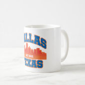 ダラス,テキサス州 コーヒーマグカップ (正面右)