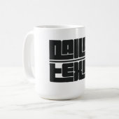 ダラス - テキサス州 コーヒーマグカップ (正面左)