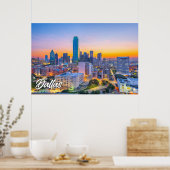 ダラス，テキサス州,統一された州 ポスター (キッチン)