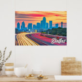 ダラス，テキサス州,統一された州 ポスター (キッチン)