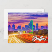 ダラス,テキサス州,統一された州 ポストカード (正面/裏面)