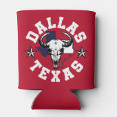 ダラス，テキサス州 缶クーラー (裏面)