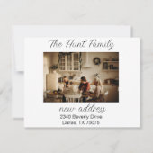 ダラス テキサス州 転居 ポストカード (裏面)