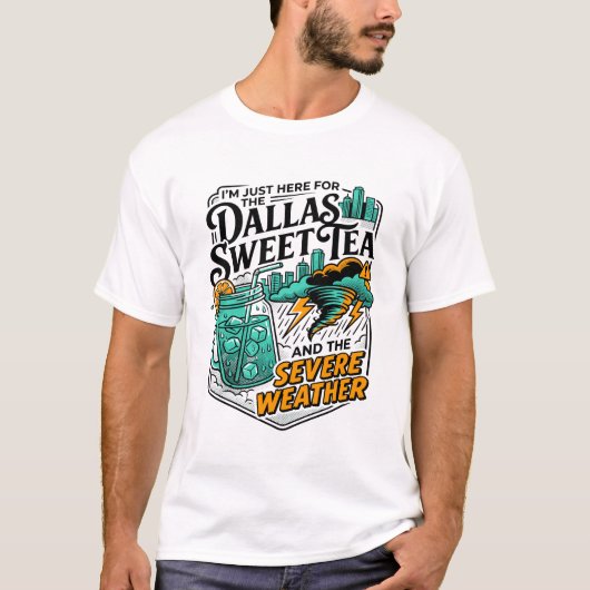 ダラス テキサス スイートティと荒天 Tシャツ (正面)