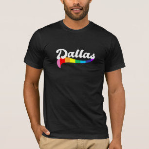 ダラス テキサス レインボー ゲイ プライド TX LGBTQ 権利 Tシャツ