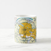 ダラス – フィートフライウェイチャートの価値 コーヒーマグカップ (中央)