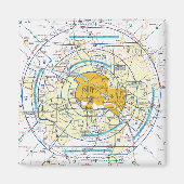 ダラス・フィートフライウェイチャートの価値 マグネット (正面)