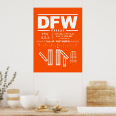 ダラス・フォートワース国際空港 DFW ポスター (キッチン)