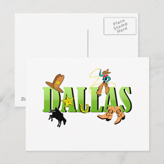 ダラス ポストカード (正面/裏面)